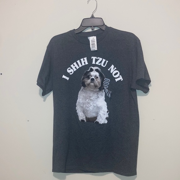 Delta Tops - NWT Med Grey Funny Graphic short sleeved T-Shirt